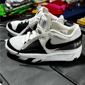Nike Boy's JA Morant 1 (GS)  White/Black-White US Size 2Y DZ2294-102 NEW